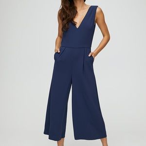 Aritzia Babaton Marcus Jumpsuit in Navy (00)
